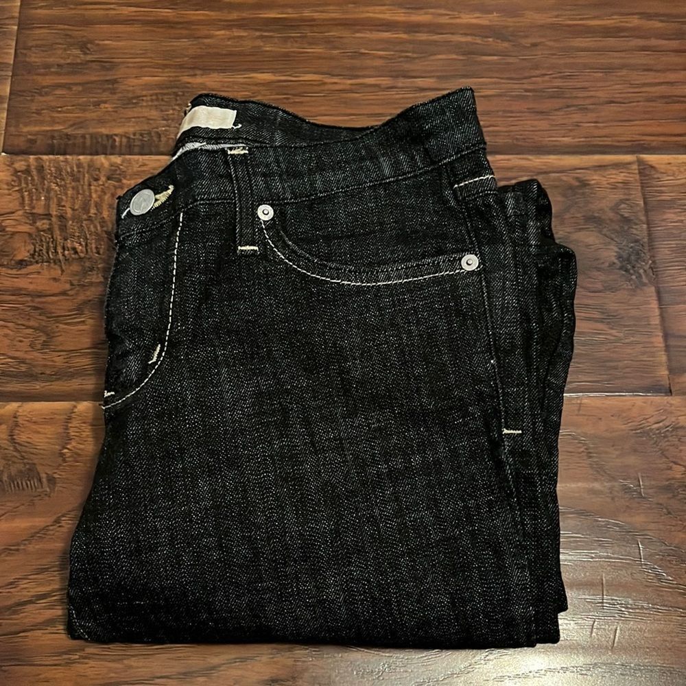 Y2K Flying Monkey Black Distressed Jeans 2000’s Casual Festival Concert